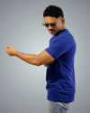 Royal Blue Regular Fit Tshirt For Men