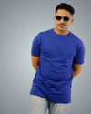 Royal Blue Regular Fit Tshirt For Men