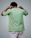 Sage Green Oversized Fit Tshirt For Men