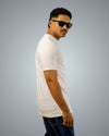 White Regular Fit Tshirt For Men