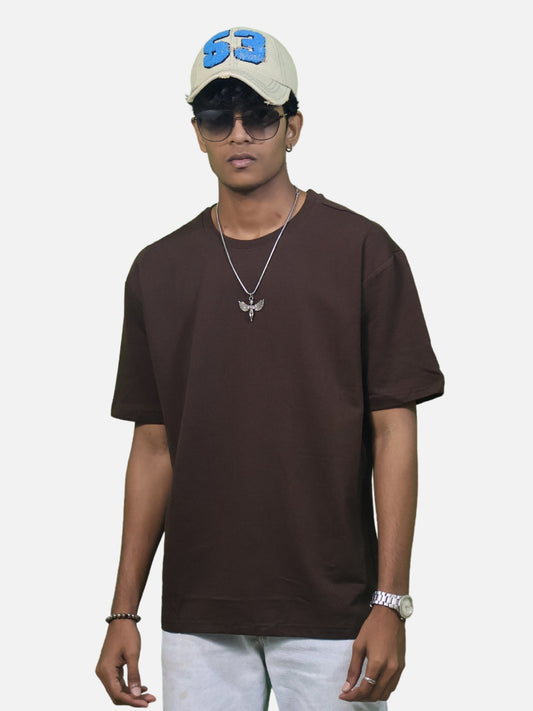 Brown Oversized T-Shirt For Men