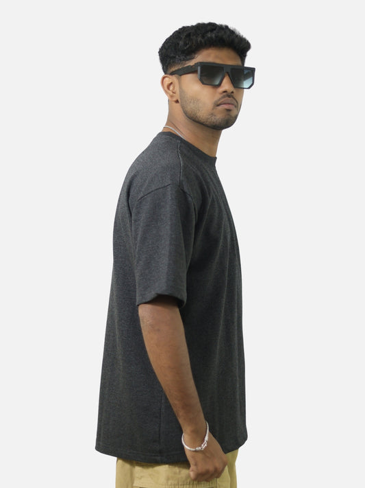 Charcoal Oversized T-Shirt For Men