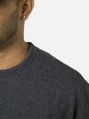 Charcoal Oversized T-Shirt For Men