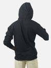 Black Regular Fit Hoodie For Men