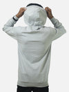 Grey Regular Fit Hoodie For Men