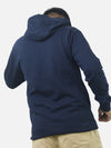 Navy Blue Regular Fit Hoodie For Men