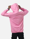Pink Regular Fit Hoodie For Men