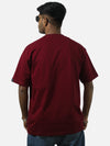 Maroon Oversized Tshirt For Men