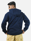 Navy Blue Oversized Heavy Hoodie For Men