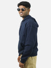 Navy Blue Oversized Heavy Hoodie For Men