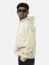 Off White Oversized Heavy Hoodie For Men
