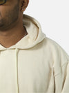 Off White Oversized Heavy Hoodie For Men