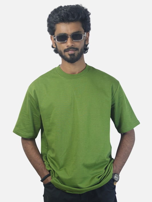 Army Green Oversized T-Shirt For Men