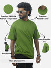 Army Green Oversized T-Shirt For Men