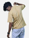 Beige Oversized T-Shirt For Men