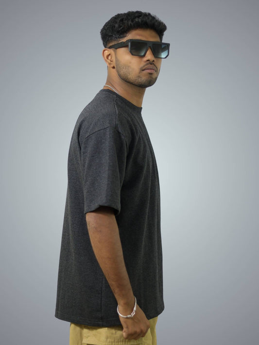 Charcoal Oversized T-Shirt For Men