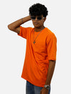 Orange Oversized T-Shirt For Men