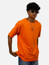 Orange Oversized T-Shirt For Men