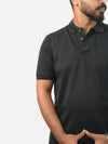 Black Polo T-Shirt For Men