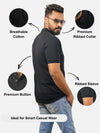 Black Polo T-Shirt For Men