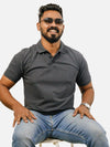 Charcoal Polo T-Shirt For Men