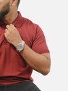 Maroon Polo T-Shirt For Men
