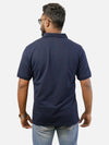 Navy Blue Polo T-Shirt For Men
