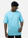 Sky Blue Oversized T-Shirt For Men