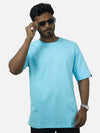 Sky Blue Oversized T-Shirt For Men