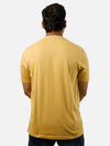 Beige Regular Fit T-Shirt For Men