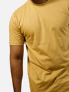 Beige Regular Fit T-Shirt For Men