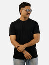 Black Regular Fit T-Shirt For Men