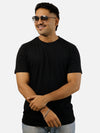 Black Regular Fit T-Shirt For Men
