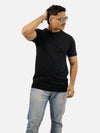 Black Regular Fit T-Shirt For Men