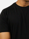 Black Regular Fit T-Shirt For Men