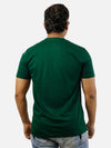 Bottle Green Regular Fit T-Shirt For Men