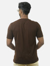 Brown Regular Fit T-Shirt For Men
