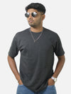 Charcoal Regular Fit T-Shirt For Men