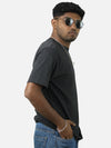 Charcoal Regular Fit T-Shirt For Men