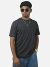 Charcoal Regular Fit T-Shirt For Men