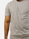 Grey Regular Fit T-Shirt For Men
