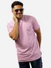 Lavender Regular Fit T-Shirt For Men