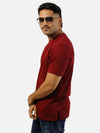 Maroon Regular Fit T-Shirt For Men