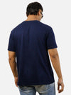 Navy Blue Regular Fit T-Shirt For Men