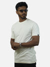 Off White Regular Fit T-Shirt For Men