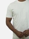 Off White Regular Fit T-Shirt For Men