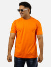 Orange Regular Fit T-Shirt For Men