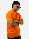 Orange Regular Fit T-Shirt For Men