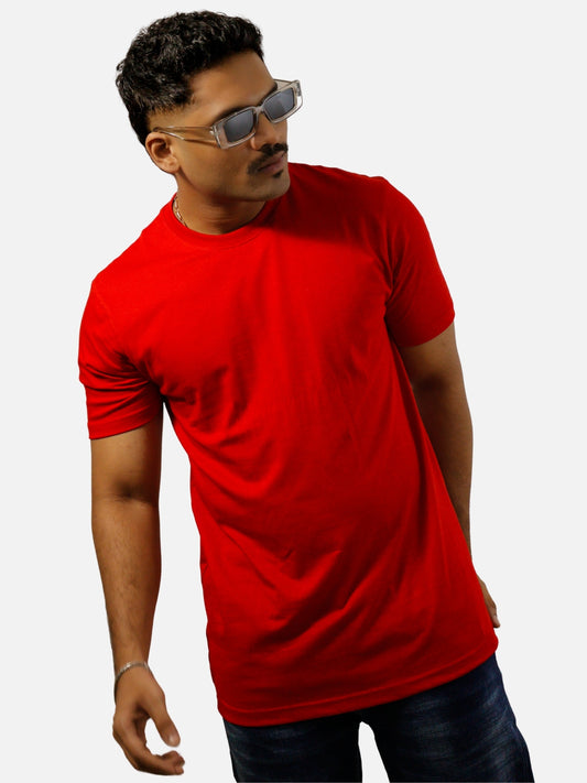 Red Regular Fit T-Shirt For Men