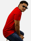 Red Regular Fit T-Shirt For Men